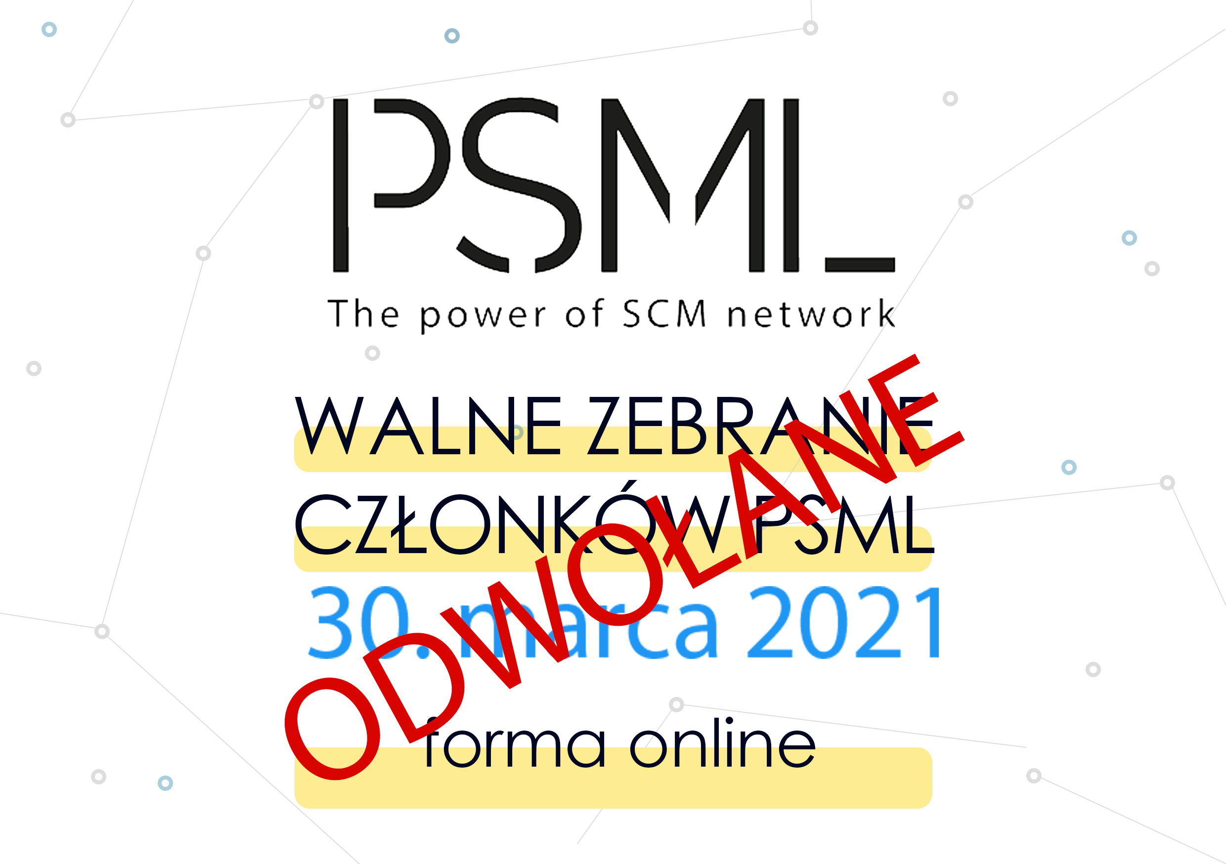 ODWOŁANIE – WZC PSML 30.03.2021