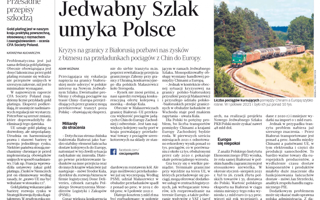 Co dalej z ruchem kolejowym między Polską a Białorusią?