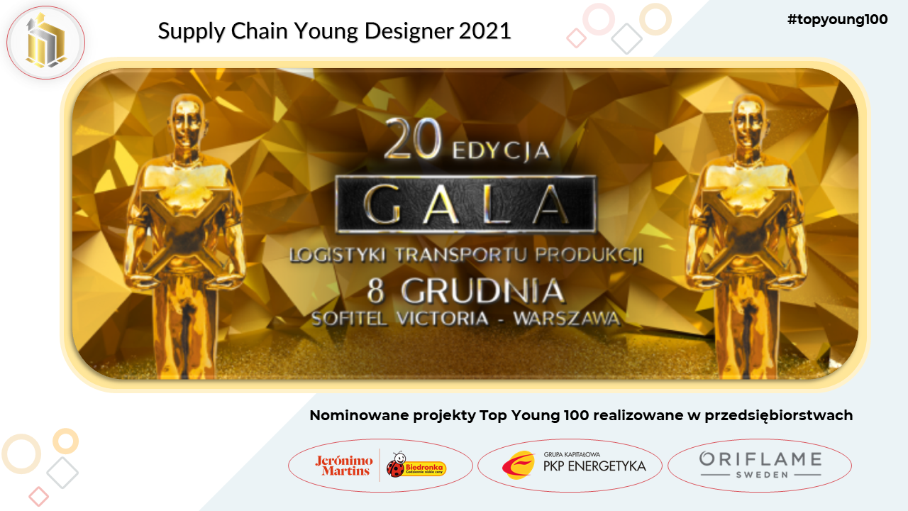 Top Young 100 na Gali Logistyki, Produkcji i Transportu 2021!