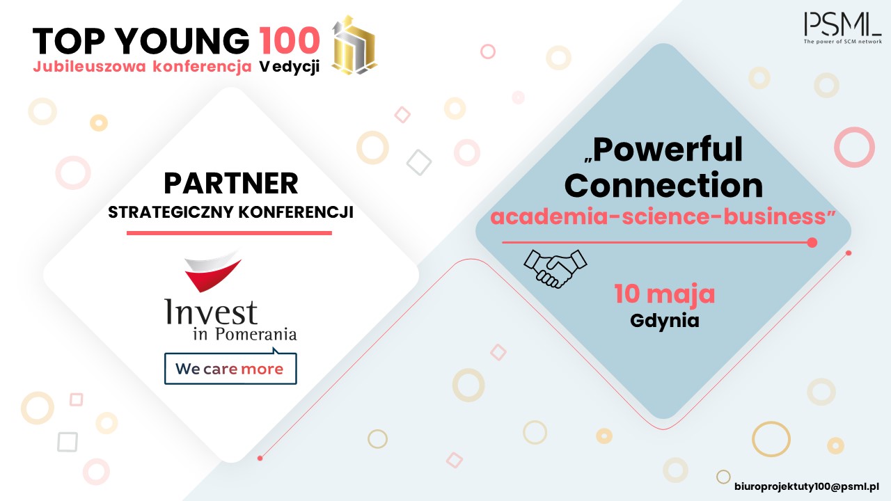 Invest in Pomerania partnerem strategicznym konferencji Top Young 100.